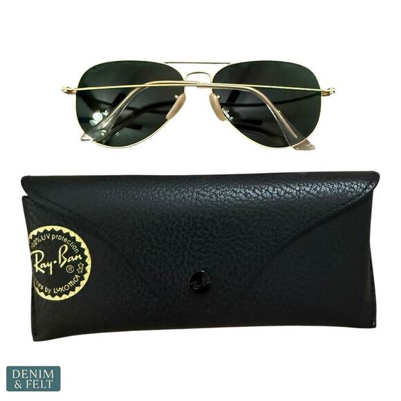 Ray-Ban‎ RB3025 Aviator Sunglasses 112/Z2 Gold Pink Mirror Lens 58mm NEW main image 5
